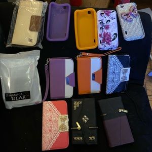 Galaxy s4 phone cases a and screen protector! 11 cases 1 protector!